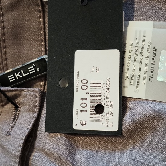 Ekle women's tan slacks 30x30 - Picture 5 of 5